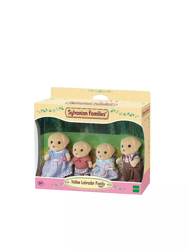 SYLVANIAN FAMILIES Labrador Familie Wedel 5182 keine Farbe